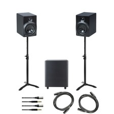 Fame Audio Studio Set, 10'' Subwoofer, 2 Aktive Studiomonitore, 2 Monitor