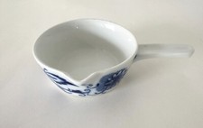 S.P.M. Walküre Bayreuth Porzellan Butterpfännchen Zwiebelmuster