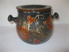 Fait Main Duftlampe Teelicht Aromalampe Duftöl aus Keramik Schlickermalerei