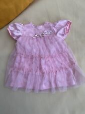 Puppen Kleidung Kleid Festlich rosa Chou Chou Baby Annabell Zapf Creation TOP