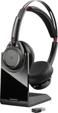 Poly - Voyager Focus UC mit Ladeständer (Plantronics) - Bluetooth Dual-Ear (Ster