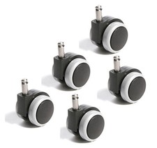 6990-3 Hartbodenrollen GAP für TopstarStühle Ø 5 cm Parkettrollen Stifte Ø 10 mm