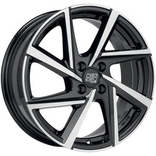 ALUFELGE MSW MSW 80-4 FUR VOLKSWAGEN GOLF III 7X17 4X100 GLOSS BLACK FULL POLIS