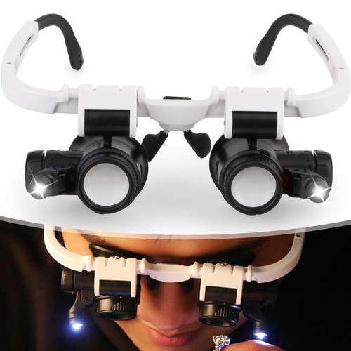 Lupenbrille mit led licht - mit,