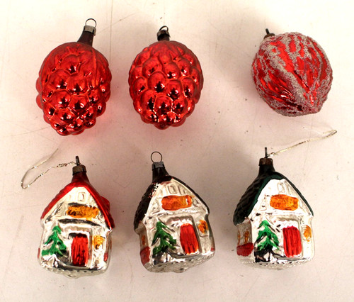 Weihnachtshaus walnuss zapfen - weihnachtshaus,
