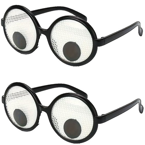 Brille wackelaugen - 2x,