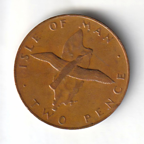 Isle man pence 1977 - 2, pence,