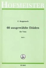 60 ausgewählte Etüden für Tuba 1 | Noten | C Kopprasch | Deutsch | Broschüre