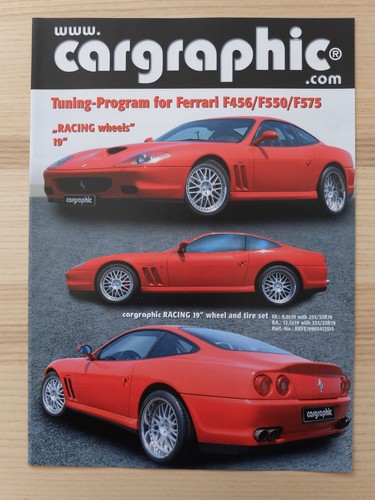 Cargraphic ferrari f456 f550 - cargraphic,