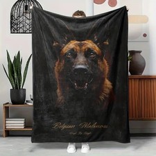 Kuscheldecke Flanell Malinois
