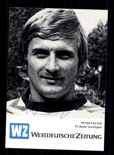 Peter falter autogrammkarte - peter,