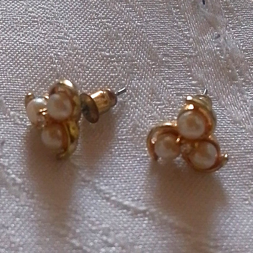 Ohrstecker paar goldfarben - ohrstecker,
