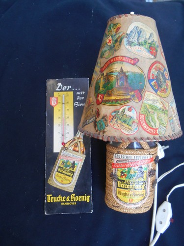 Teuke und könig - könig, werbelampe