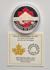 Kanada ~ 20 $ ~ 2017 ~ Artic Coast ~ .9999 Silber ~ coloriert ~ 31,39 gr.
