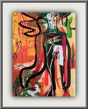 Kunst Malerei Pop Art street art men Expressionismus art brut new york Portrait