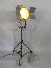 Original Bundeswehr Fotografie-Leuchte 50er Jahre Stehlampe Studiolampe 