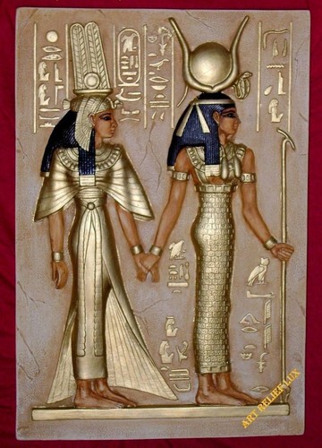 Relief hathor ägyptische - hathor,