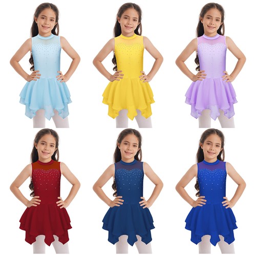 Mädchen eiskunstlaufkleid - mädchen,