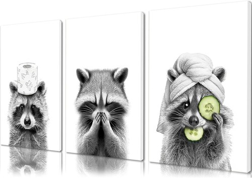 Stück lustige raccoon - stück,