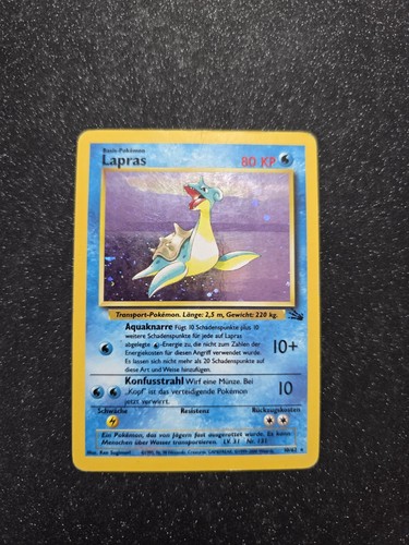 Pokemon karte lapras - karte, 10/62