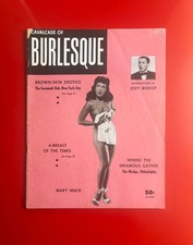 vintage … BURLESQUE … CAVALCADE OF …   9/1954 - Cheesecake Magazine