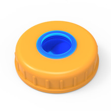 Deckel mit Geruchsverschluss, Silikonmembran, für Kanister 3/4" Gewinde