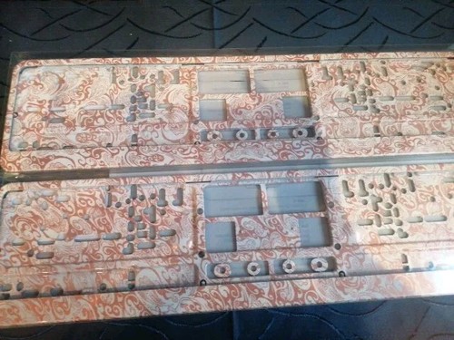 Kfz kennzeichenhalter copper - kennzeichenhalter,