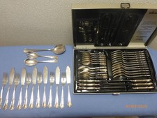 WILKENS 90 vers. CHIPPENDALE 6 Pers. Menübesteck +  Fischbesteck +  3 Vorleger