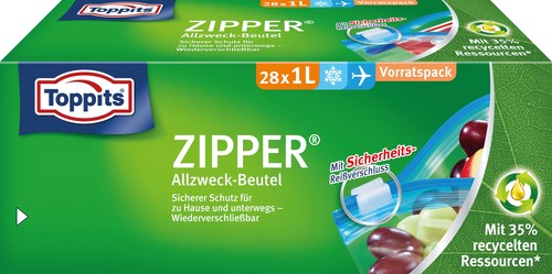 Toppits zipper allzweck beutel - zipper, allzweck-beutel