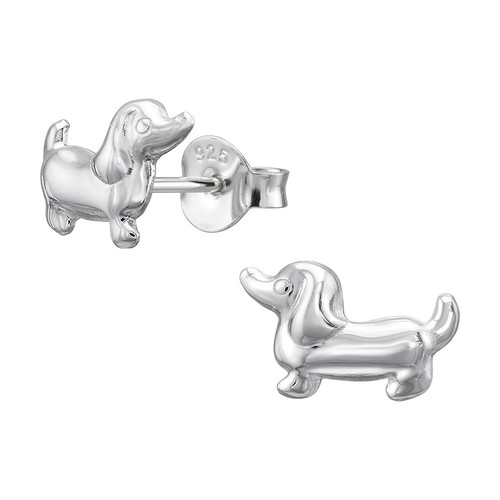 Dackel ohrstecker echt - dackel,