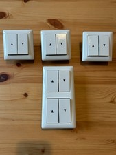 5x GIRA 10A 250V Wippe