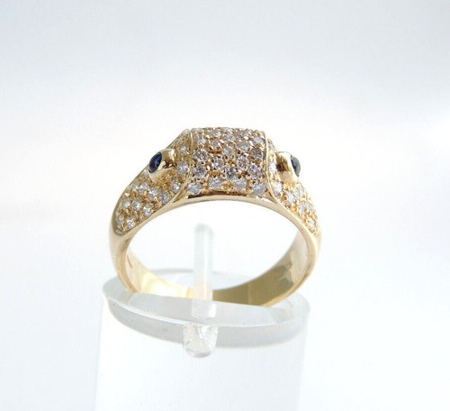 Ring diamanten und saphire - ring, +