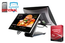 HP RP9 Proffi TouchKassensystem für Kiosk Laden Schnellgastronomie Textil 2 Disp