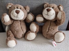 2 x NICI PLÜSCH CLASSIC BÄR BEAR TEDDY GELENKBÄR GELENK JE CA. 17 CM UNBESPIELT