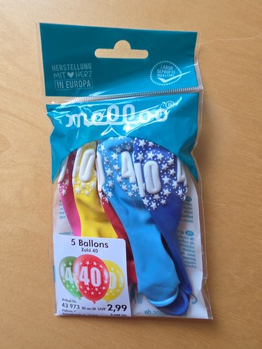 Melloc luftballons bunt 5 - melloc, bunt,