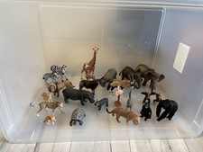 Schleich Afrika Tierset Giraffe Elefant Zebra Okapi Antilope