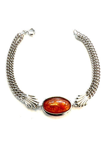 Bernstein armband 835 silber - armband,