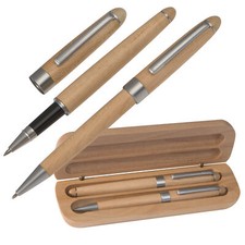 Holz Schreibset / aus Ahorn /