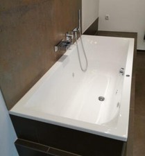 Hoesch Rechteck-Einbau-Badewanne 180x80cm Duoform inkl. Soundsystem 