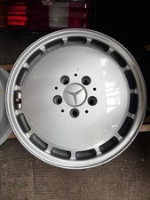 1x W140 Gullideckel Alufelge