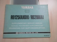 Yamaha RD 125 (A) (DX) RD 200 Handbuch Wartungsanleitung Fahrerbuch 446-28197-80
