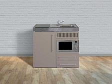Stengel MPM 100 Miniküche 100cm breit Kühlschrank Glaskeramikkochfeld 1662503