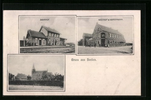 Beelen ansichtskarte - beelen,,