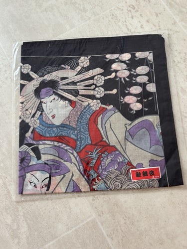 Kabuki motiv stofftuch - kabuki,