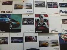 Porsche 911  Hard Cover Prospekte, Konvolut 20-teilig