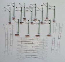 H0 Oberleitungen - Masten und Fahrdrähte - Konvolut