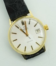 Omega Automatik Gènève 585 Gelbgold Hau Herren