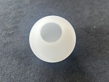 8 cm Lampenschirm Glasschirm Glaskugel weiss Öffnung ca. 3 cm