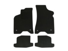 Veloursfußmatten für Seat Arosa Bj. 1997 - 2005 Mit Absatzschoner schwarz BASIC 