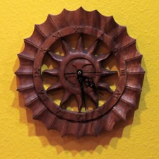 Uhr SONNE - aus EINEM Stück
